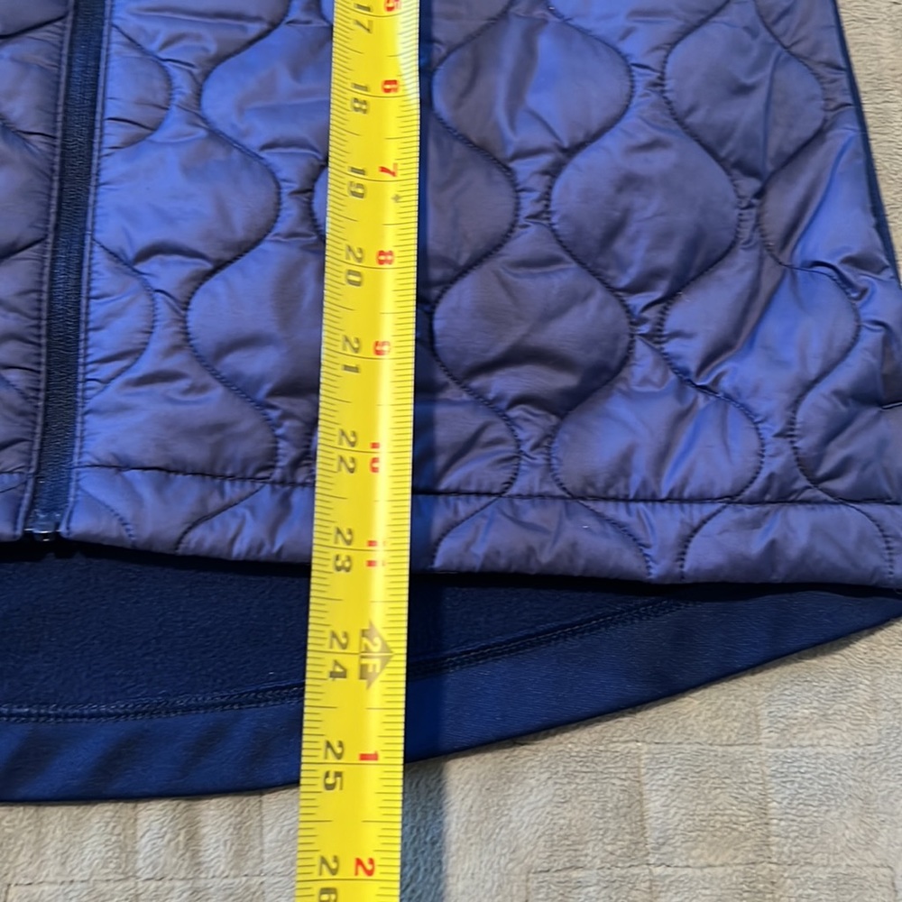 Nike Aerolayer Quilted Vest, Running, Pink, Blue, Black, Gray, Pockets, Size S - Picture 11 of 11